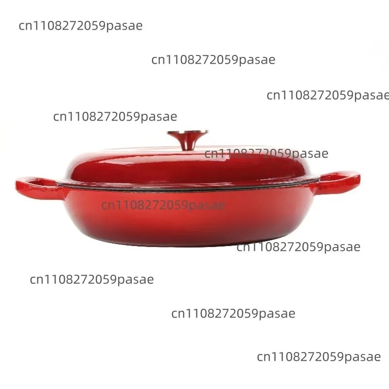 Dutch Oven Enamel - Чугунная эмалированная круглая кастрюля-жаровня (голландская печь)