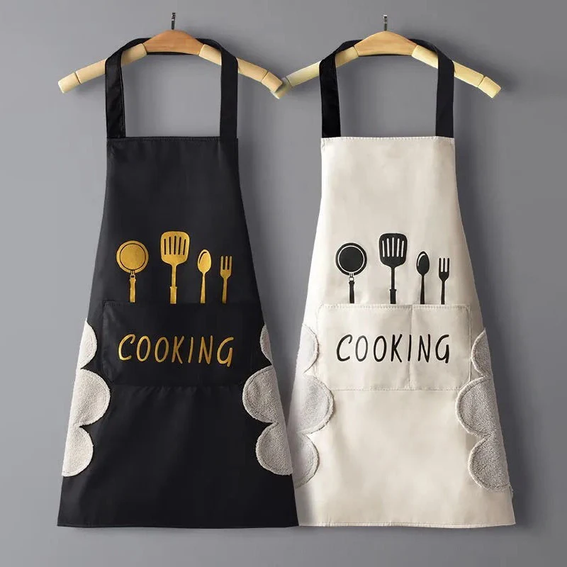 Home Cooking Work - Фартук водонепроницаемый, маслостойкий, с функцией вытирания