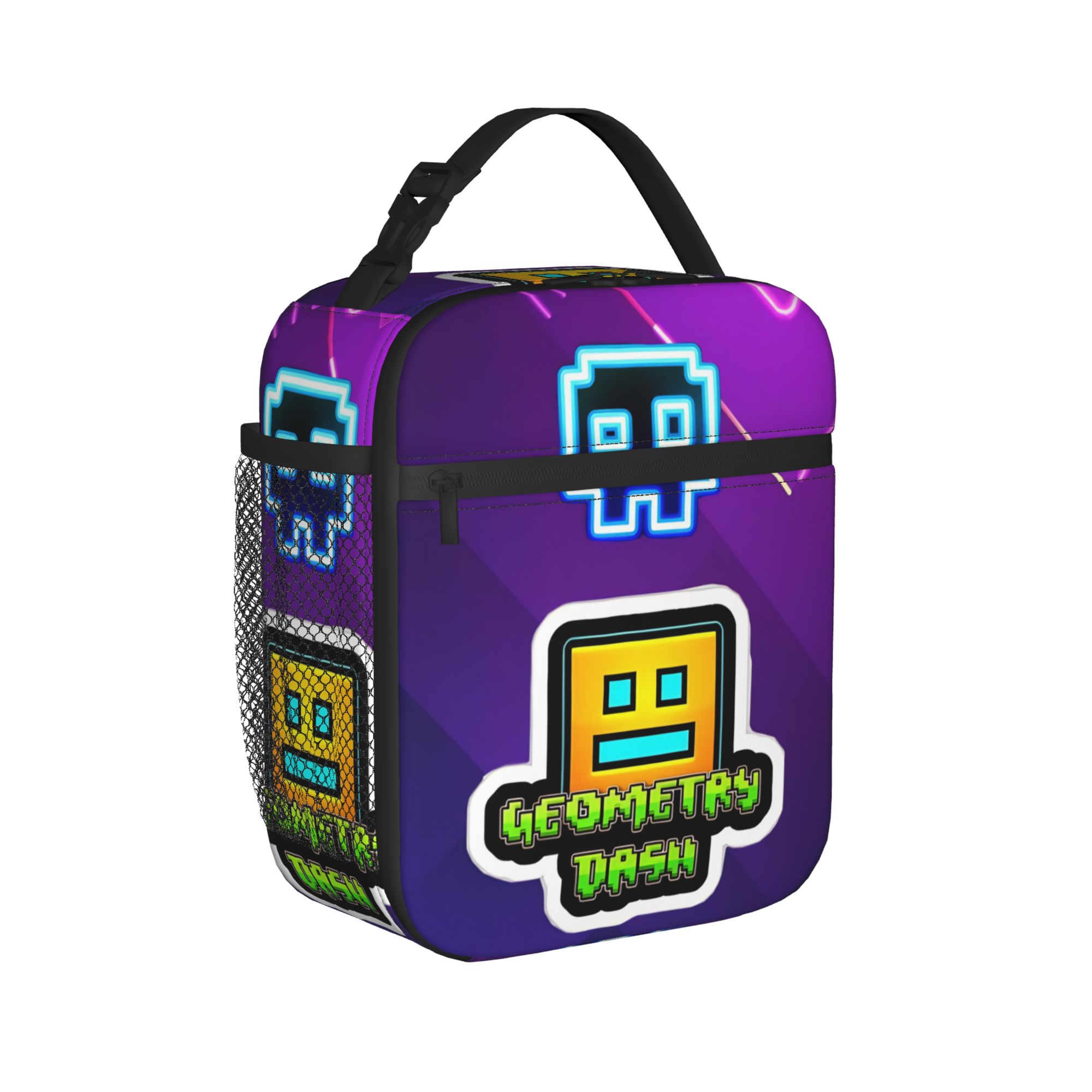 Home Cooking Game - Термосумки для обедов Geometry Dash, многоразовые,