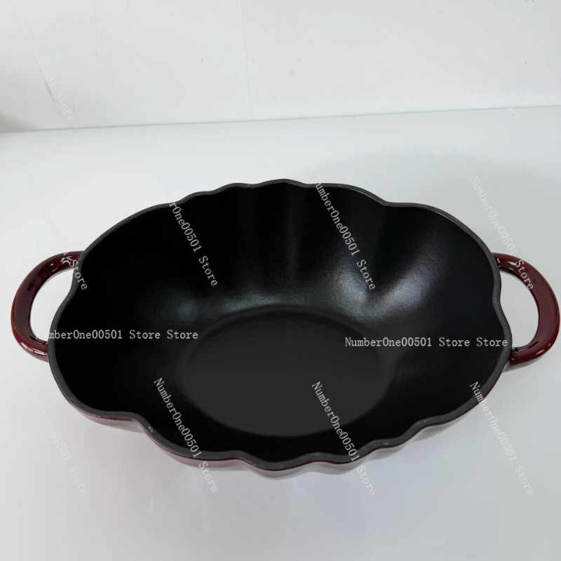 Dutch Oven Enamel - Чугунная эмалированная овальная жаровня Tomato Pumpkin