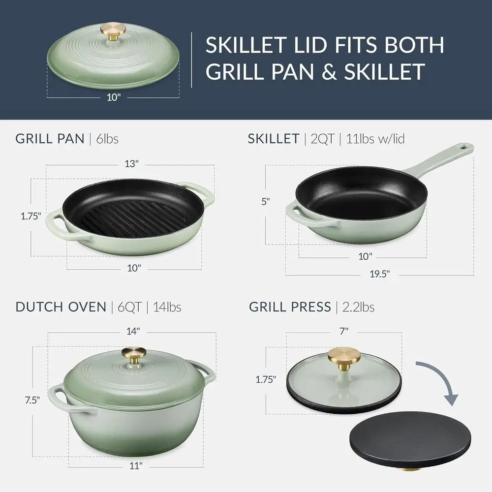 Набор посуды: 2-литровая антип – обзор и цена Dutch Oven Enamel
