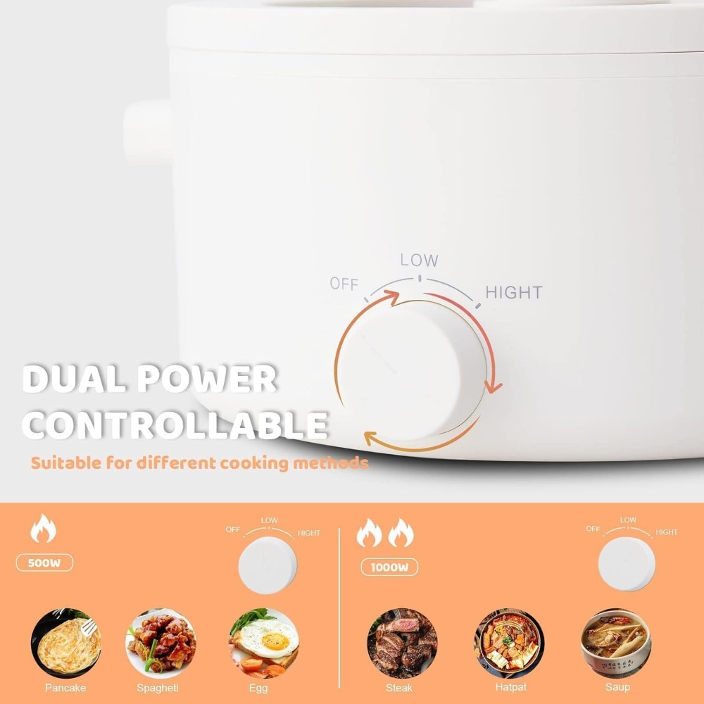 Электрическая кастрюля, портат – обзор и цена Hot Pot Portable Dual