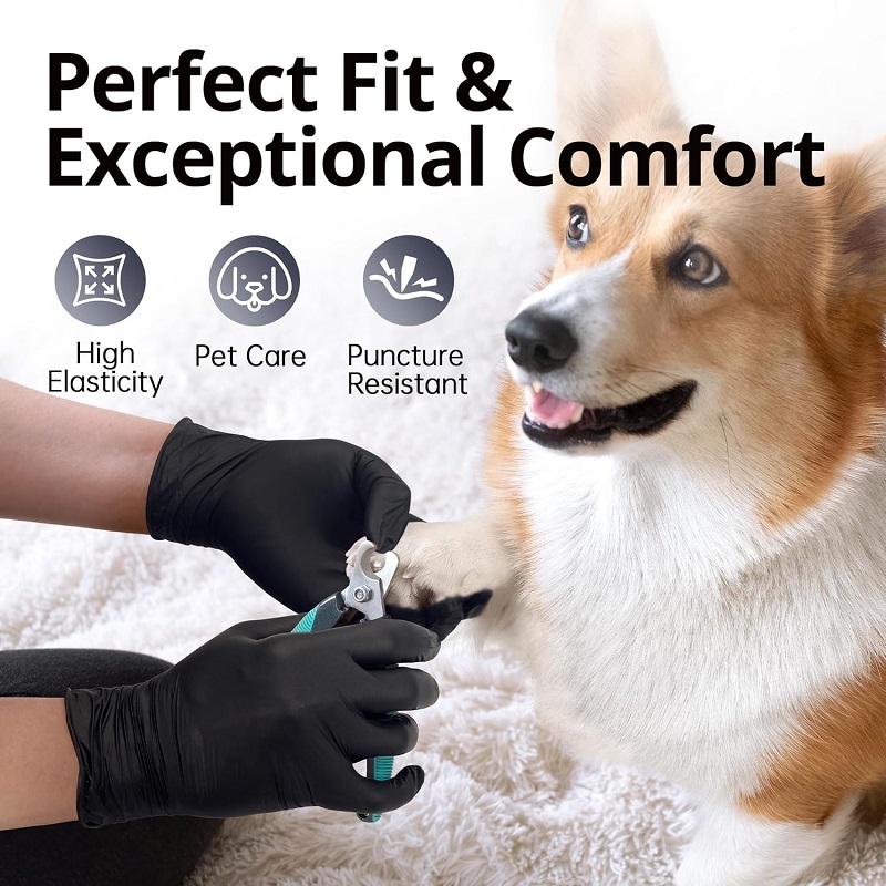 Одноразовые черные нитриловые  – обзор и цена Home Cooking Work