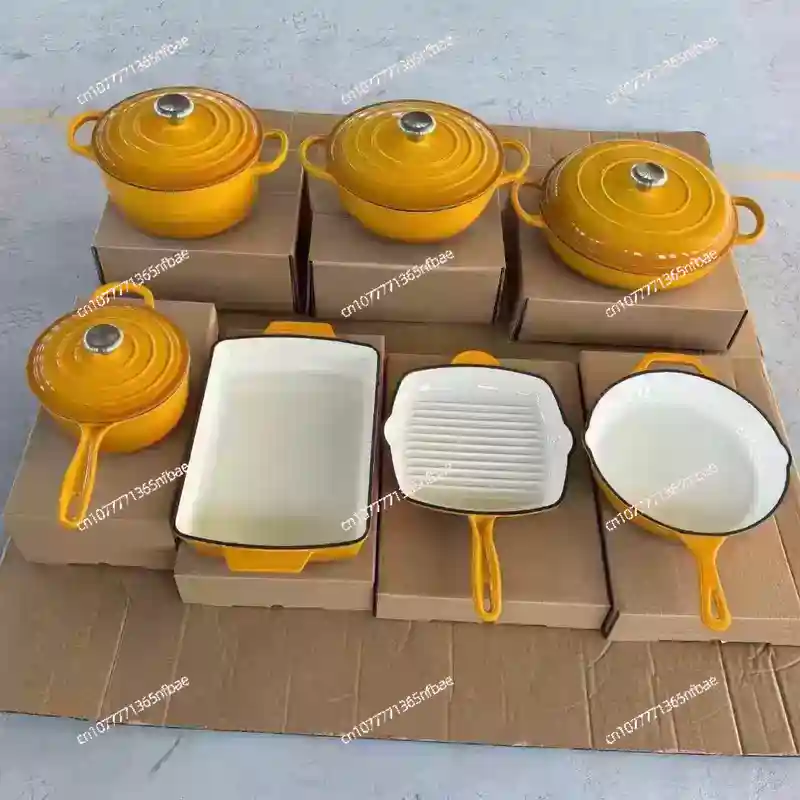 Набор из 7 предметов: чугунные – обзор и цена Dutch Oven Enamel