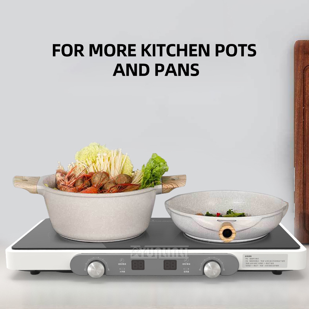 Двойная кухонная варочная пане – обзор и цена Hot Pot Portable Dual