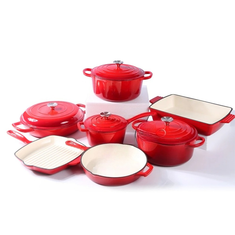 Набор посуды из эмалированного – обзор и цена Dutch Oven Enamel