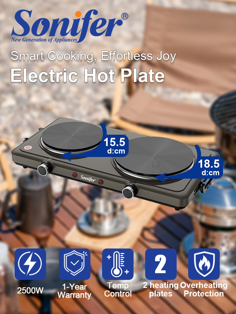 Электрическая двухконфорочная  – обзор и цена Hot Pot Portable Dual