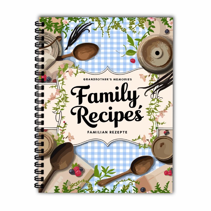 Книга рецептов формата А5, син – обзор и цена Home Cooking Recipe