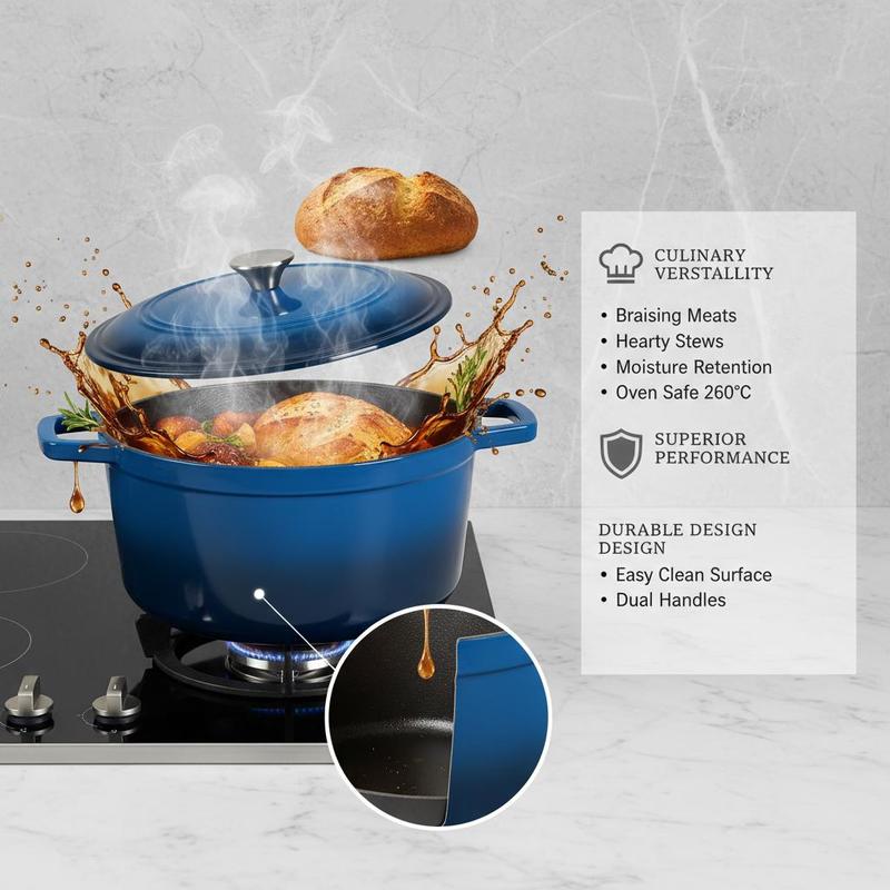 Эмалированная чугунная жаровня – обзор и цена Dutch Oven Enamel