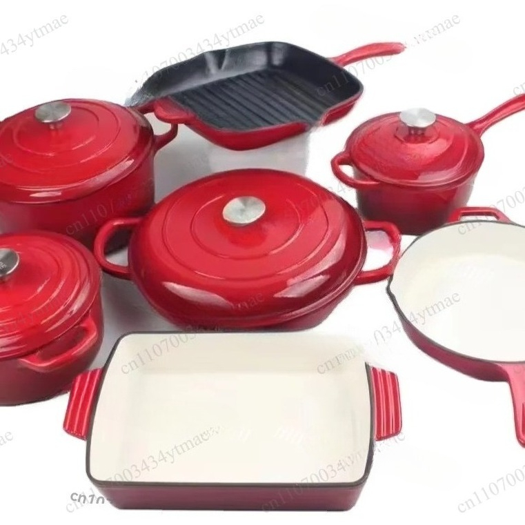 Набор из 7 предметов: эмалиров – обзор и цена Dutch Oven Enamel